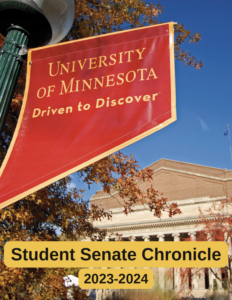 Cover of 23-24 Student Senate Chronicle - click for PDF