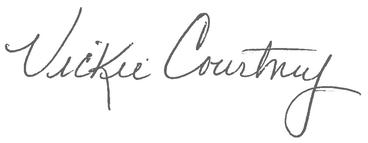 Signature of Vickie Courtney